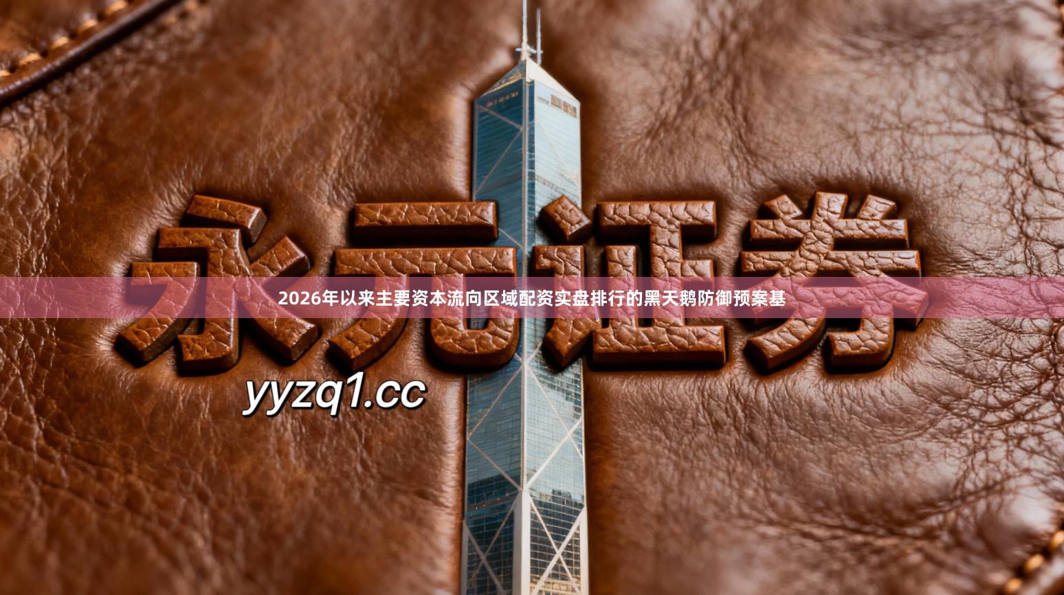 2026年以来主要资本流向区域配资实盘排行的黑天鹅防御预案基